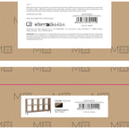 Regál MobleKit hnědá černá dřevo kov 118 x 29 x 72 cm – obrázek 4
