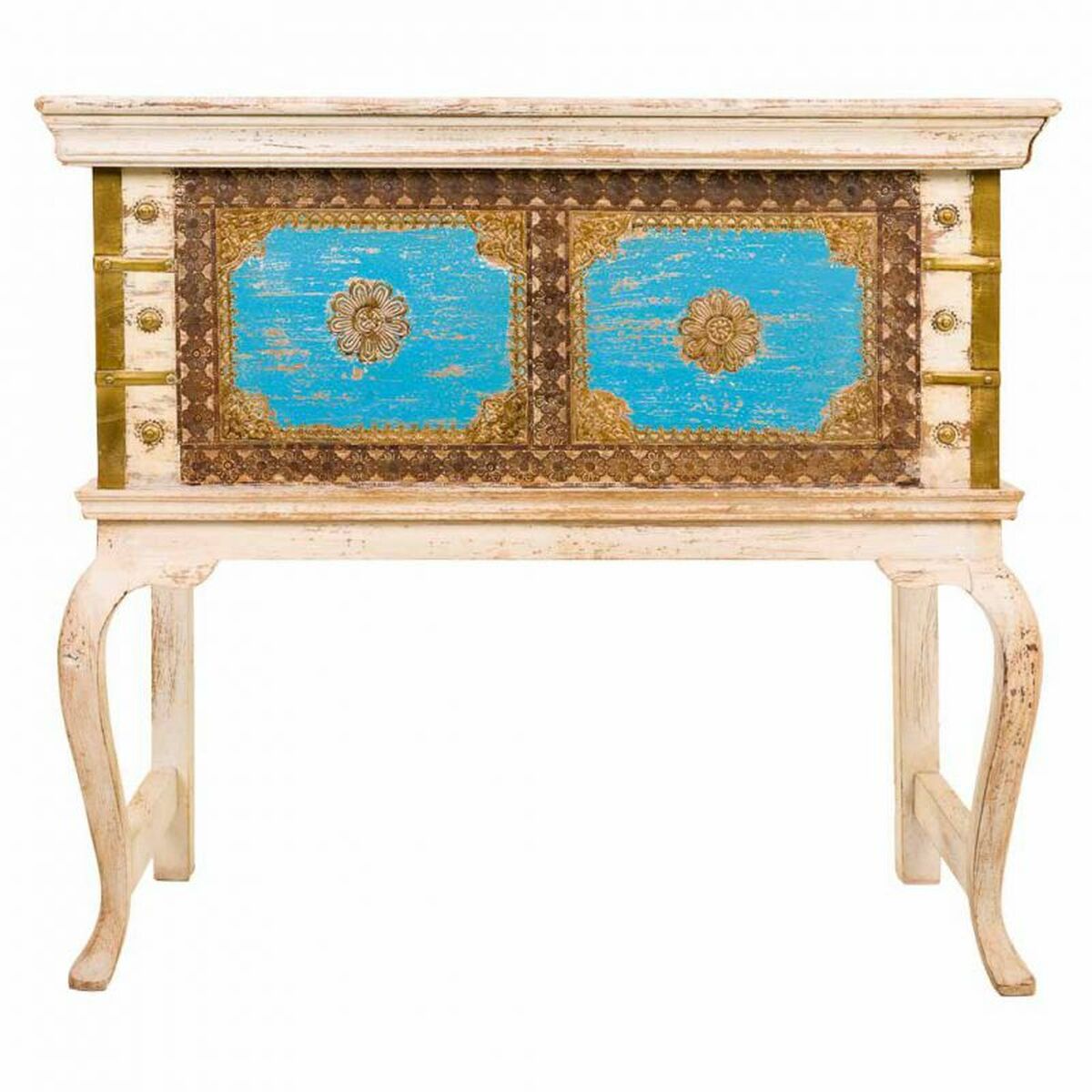 Truhla Alexandra House Living mangové dřevo 40 x 80 x 90 cm – obrázek 2