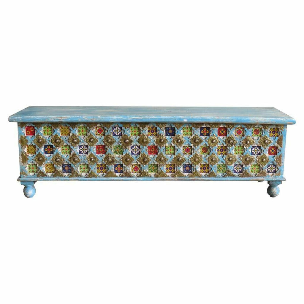 Truhla Alexandra House Living mangové dřevo 40 x 45 x 146 cm 43x148x47 cm mangové dřevo