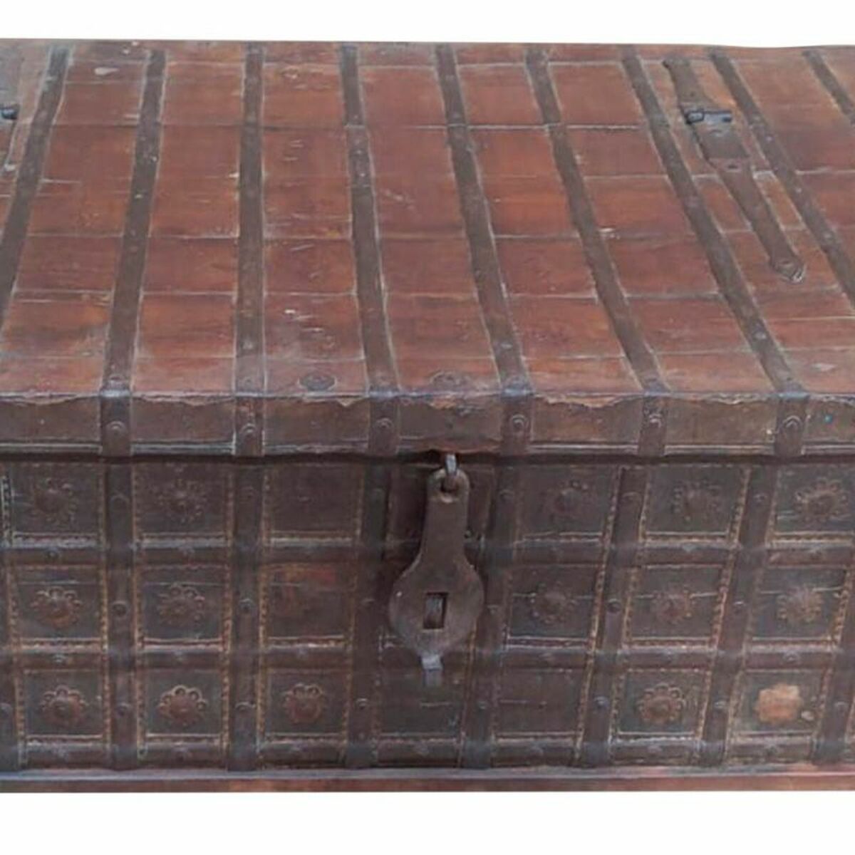 Truhla Alexandra House Living, recyklované dřevo, 76x130x51 cm – obrázek 7