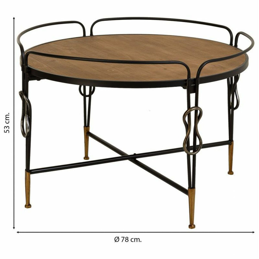 Stolní dekorace Alexandra House Living hnědá kov jedle dřevo MDF 78 x 53 x 78 cm – obrázek 5
