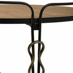 Stolní dekorace Alexandra House Living hnědá kov jedle dřevo MDF 78 x 53 x 78 cm – obrázek 7