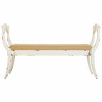 Taburet Alexandra House Living bílý houba jedlové dřevo dřevo MDF 45 x 78 x 139 cm – obrázek 6