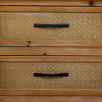 Konzolový stolek se 2 zásuvkami Alexandra House Living hnědý 35 x 81 x 122 cm – obrázek 8