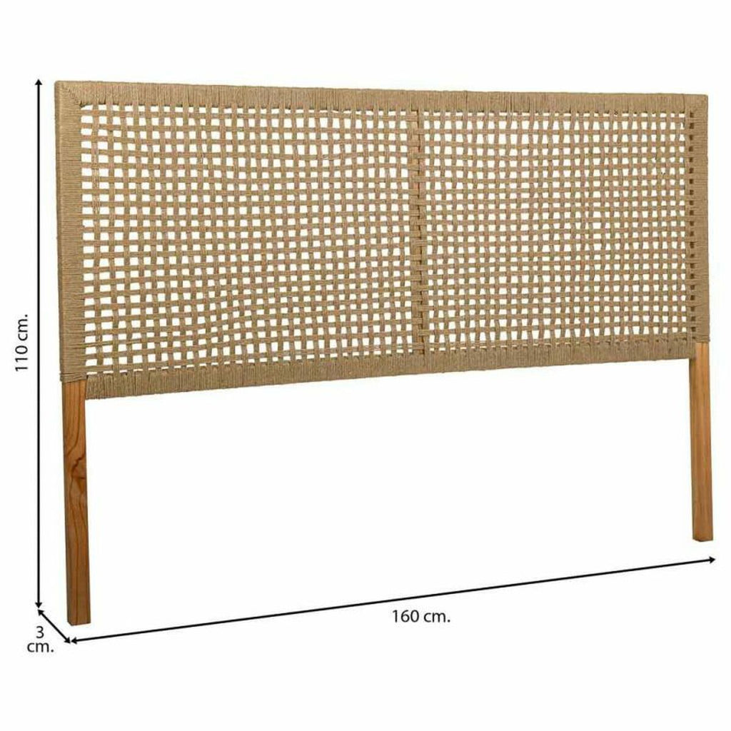 Čelo postele Alexandra House Living hnědé 3 x 110 x 160 cm – obrázek 5