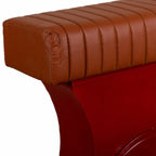 Stolička Alexandra House Living červená PVC kůže železo 50 x 75 x 95 cm motocykl – obrázek 8