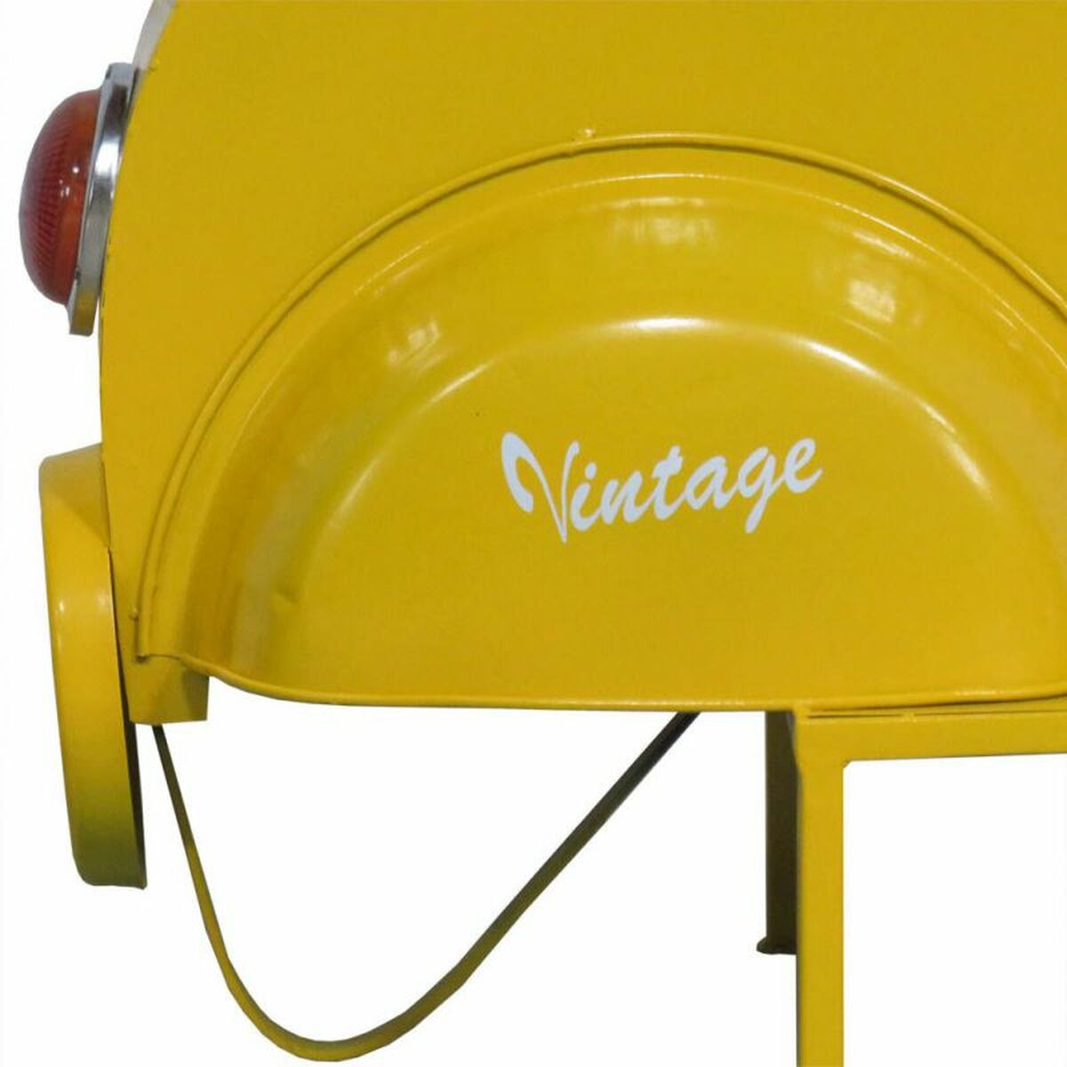 Stolička Alexandra House Living žlutá PVC kůže železo 50 x 75 x 95 cm Motocykl – obrázek 5