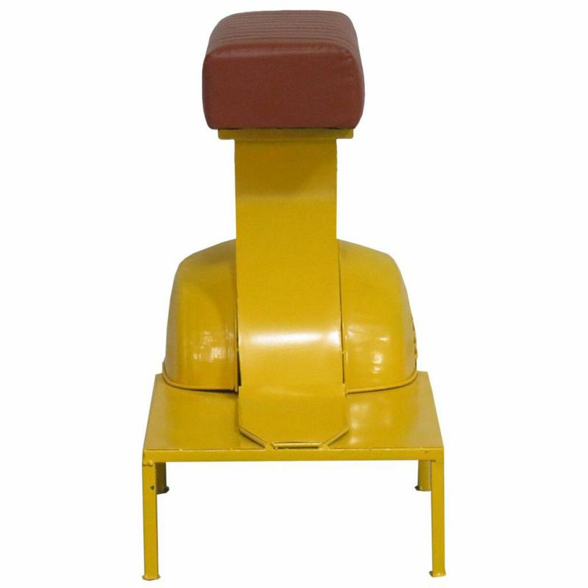 Stolička Alexandra House Living žlutá PVC kůže železo 50 x 75 x 95 cm Motocykl – obrázek 7