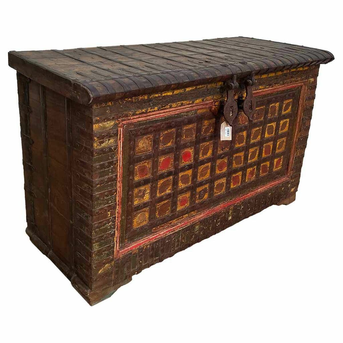 Truhla Alexandra House Living hnědá, mangové dřevo 47 x 96 x 146 cm
