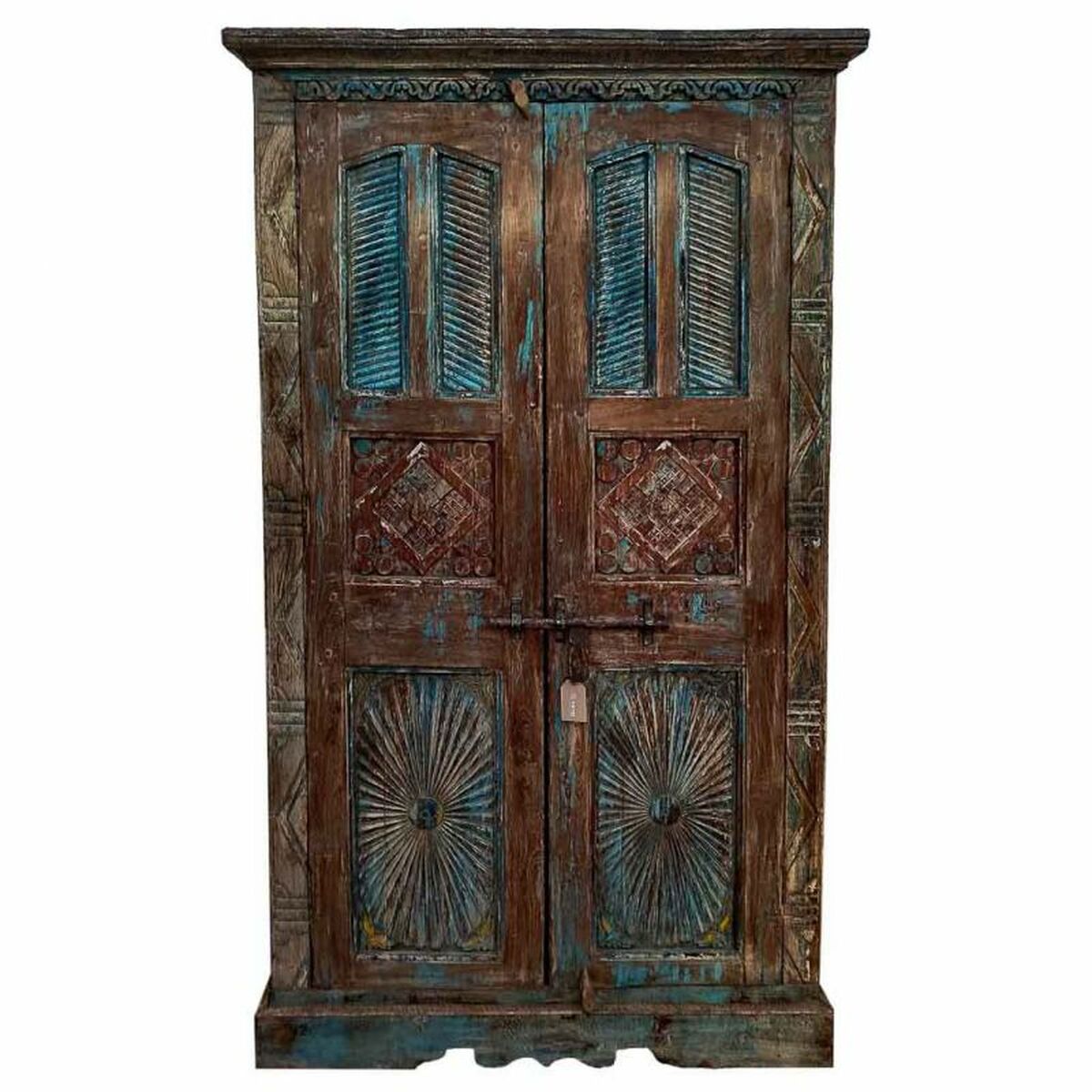 Skříň Alexandra House Living hnědá polystyren Mangové dřevo 41 x 206 x 120 cm – obrázek 3