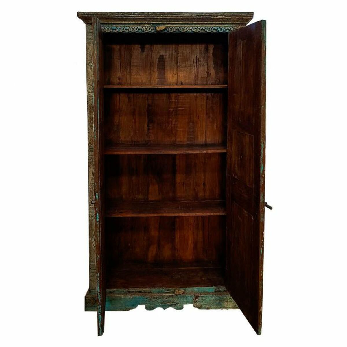Skříň Alexandra House Living hnědá polystyren Mangové dřevo 41 x 206 x 120 cm – obrázek 4