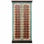 Skříň Alexandra House Living barevná mosaz mangové dřevo 40 × 90 × 180 cm – obrázek 2