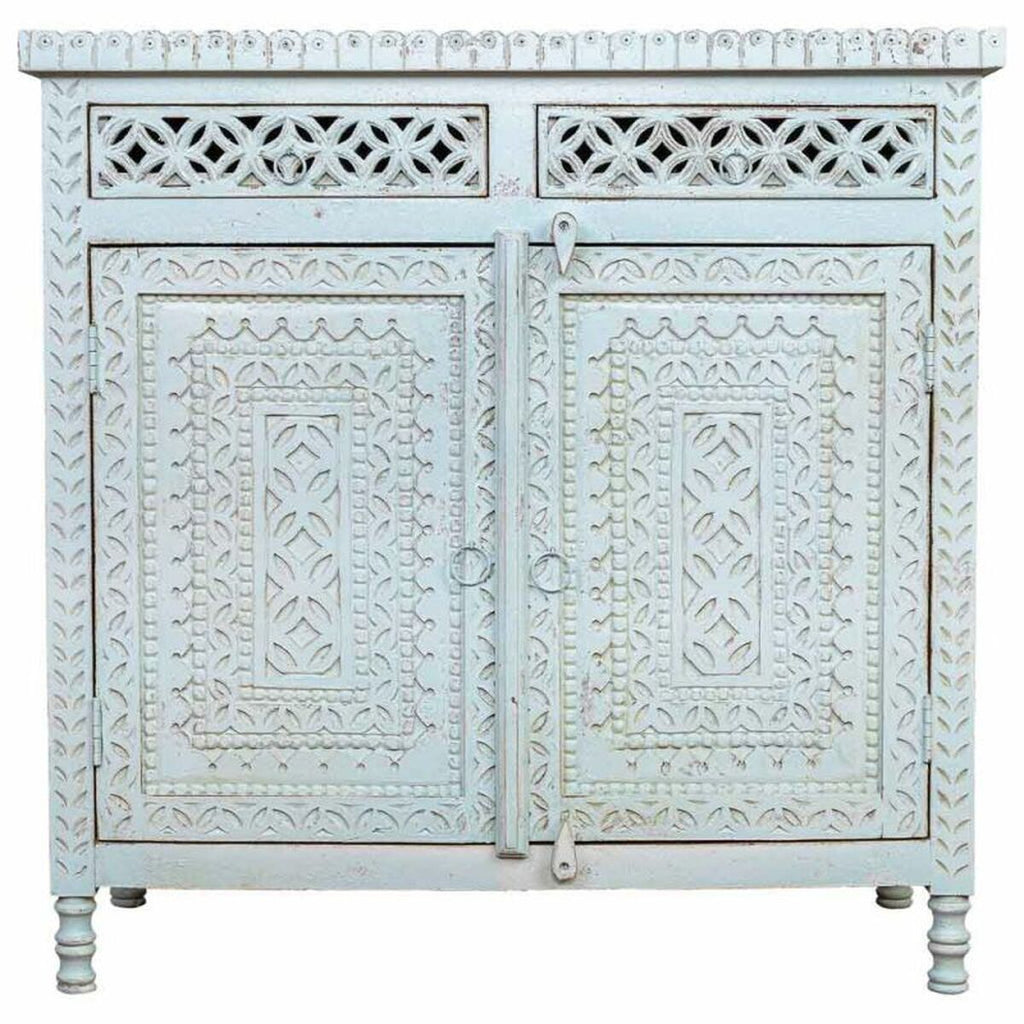 Vstupní hala Alexandra House Living modro-hnědá 43 x 94 x 95 cm – obrázek 2