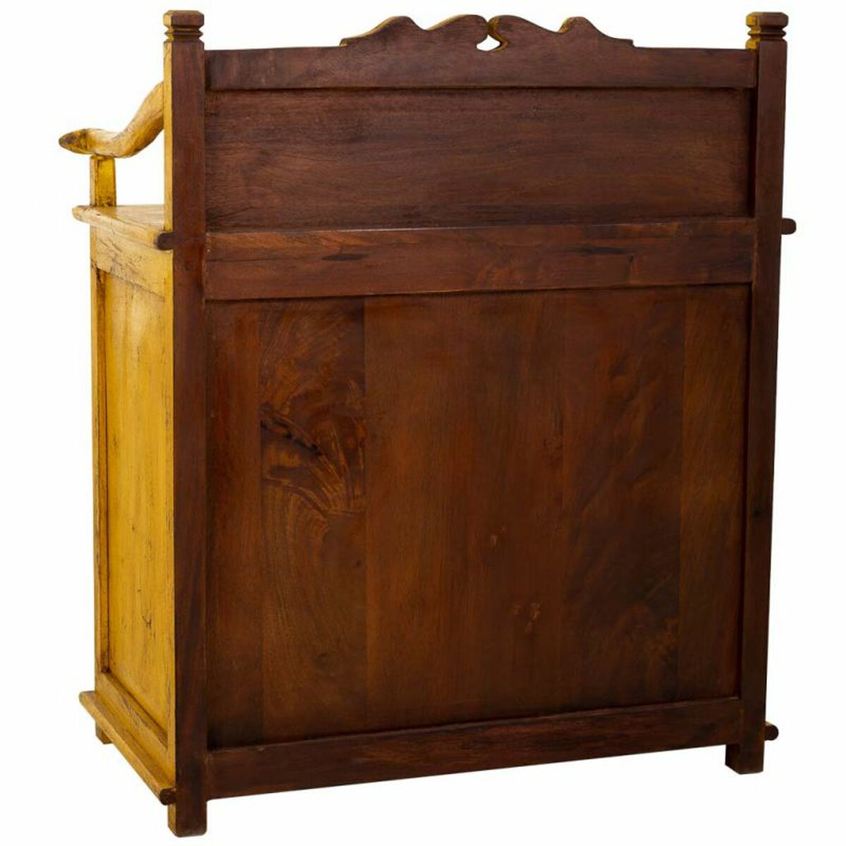 Komoda Alexandra House Living žlutá dřevo 42 x 70 x 85 cm – obrázek 5