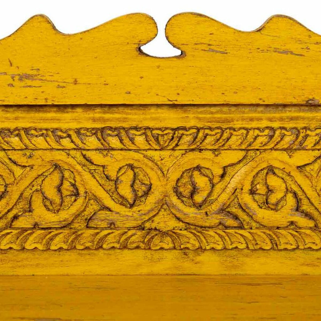 Komoda Alexandra House Living žlutá dřevo 42 x 70 x 85 cm – obrázek 8