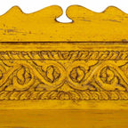 Komoda Alexandra House Living žlutá dřevo 42 x 70 x 85 cm – obrázek 8
