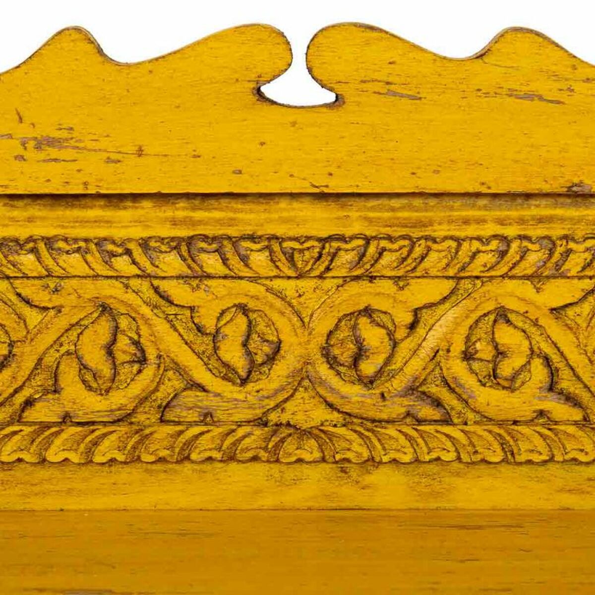 Komoda Alexandra House Living žlutá dřevo 42 x 70 x 85 cm – obrázek 8