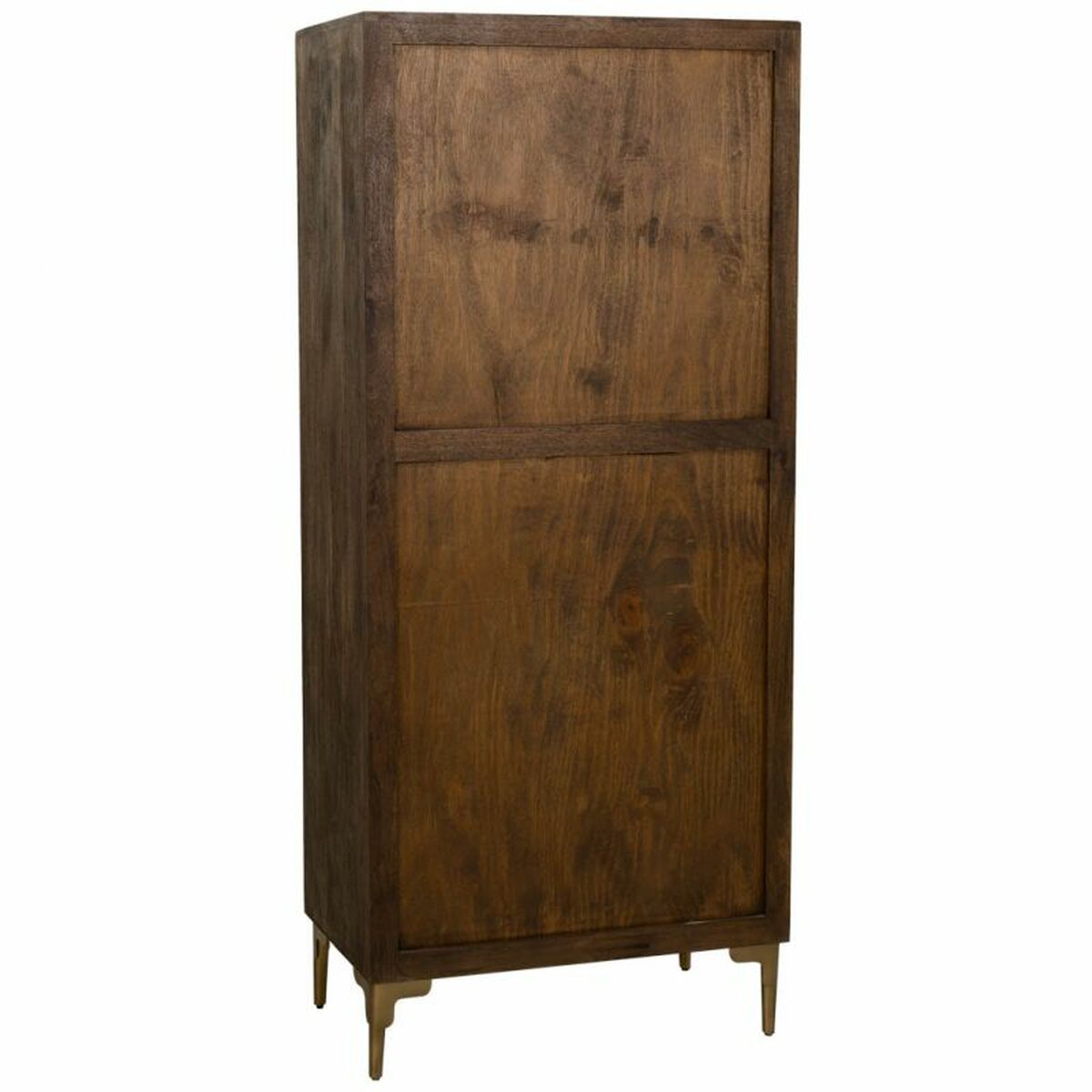 Skříň Alexandra House Living hnědá dřevo železo 40 x 180 x 80 cm – obrázek 5