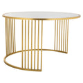 Stolní dekorace Alexandra House Living Zlatá Železo Zrcadlo Dřevo MDF 80 x 48 x 80 cm