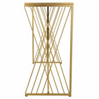 Vstupní prostor Alexandra House Living zlatá 40 x 80 x 120 cm 8.5x121.5x43.3 cm – obrázek 3