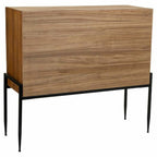 Komoda Alexandra House Living hnědá železná deska jedlové dřevo 40 x 99 x 110 cm – obrázek 4