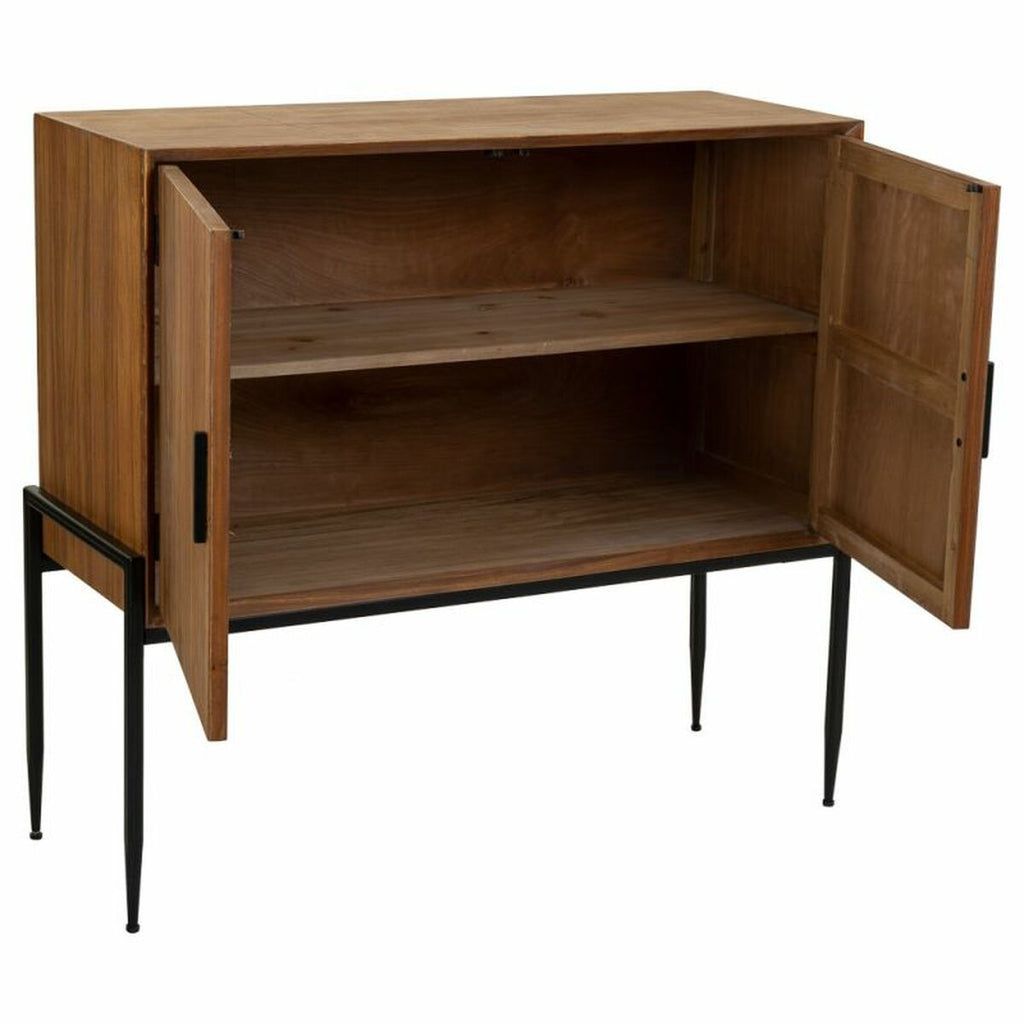 Komoda Alexandra House Living hnědá železná deska jedlové dřevo 40 x 99 x 110 cm – obrázek 5