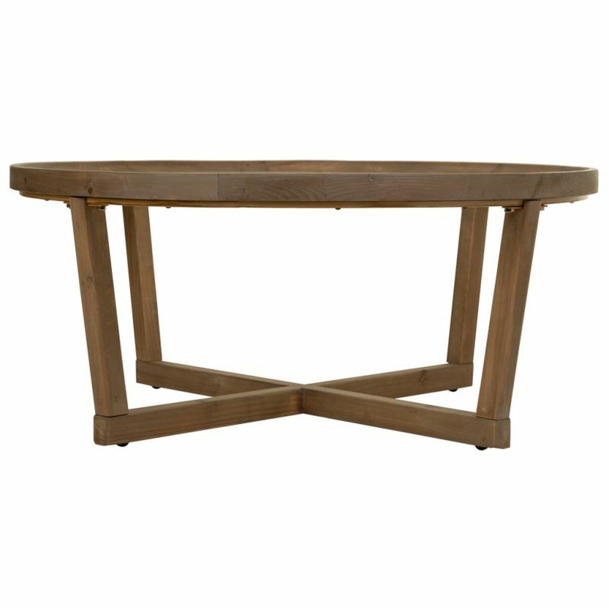 Stolní dekorace Alexandra House Living Hnědá Železo Jedlové dřevo Tvrzené sklo 100 x 43 x 100 cm – obrázek 2