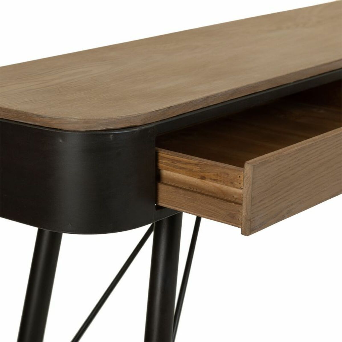 Konzolový stolek se zásuvkami Alexandra House Living hnědý 32 x 80 x 120 cm – obrázek 6