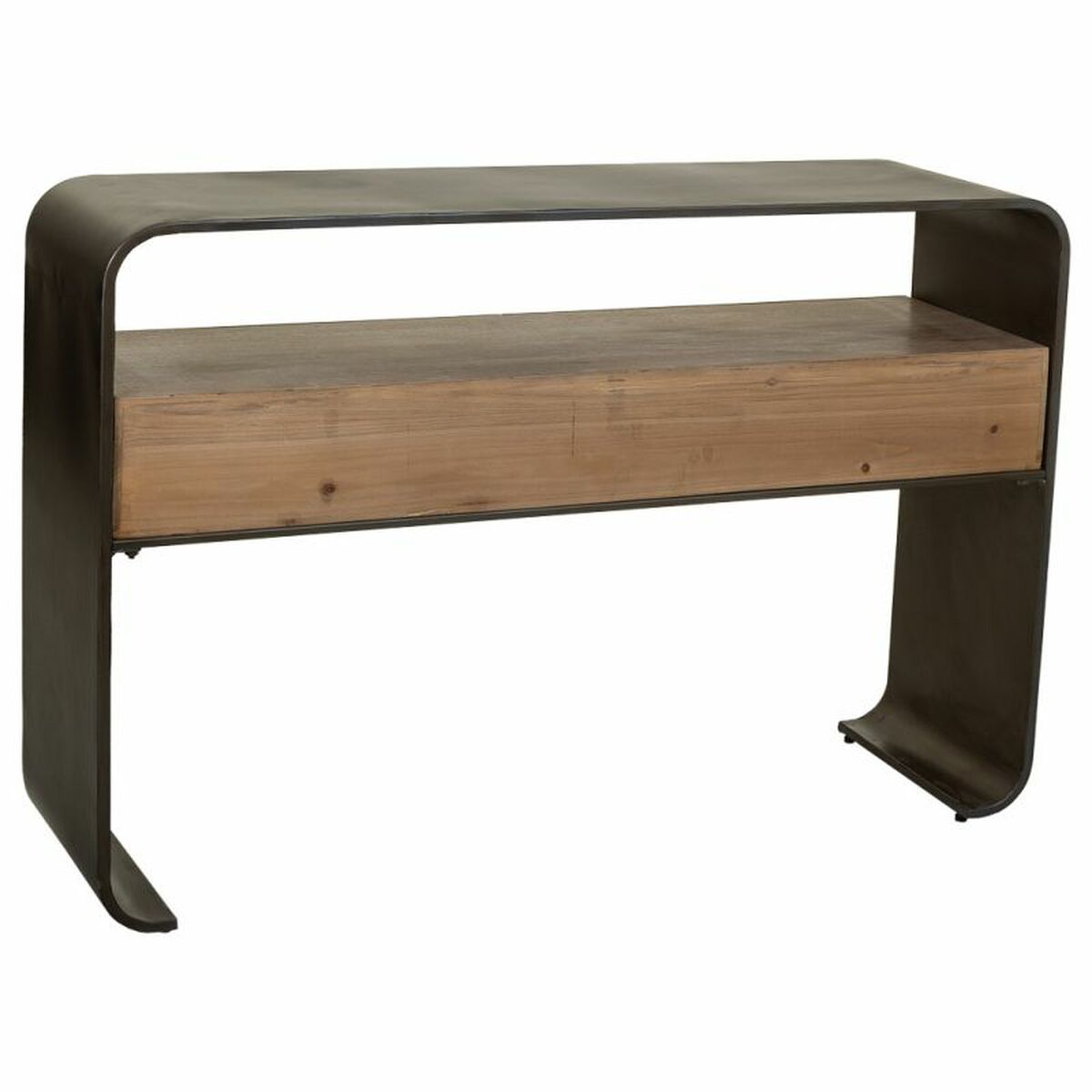 Konzolový stolek se zásuvkami Alexandra House Living hnědý 37 x 82 x 122 cm – obrázek 4