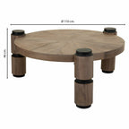 Stolní dekorace Alexandra House Living Hnědá Dřevo Železo Deska Jedle 110 x 46 x 110 cm – obrázek 4