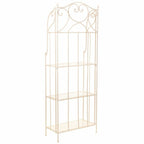 Regál Alexandra House Living bílý kov železo 28 x 70 x 28 cm – obrázek 5