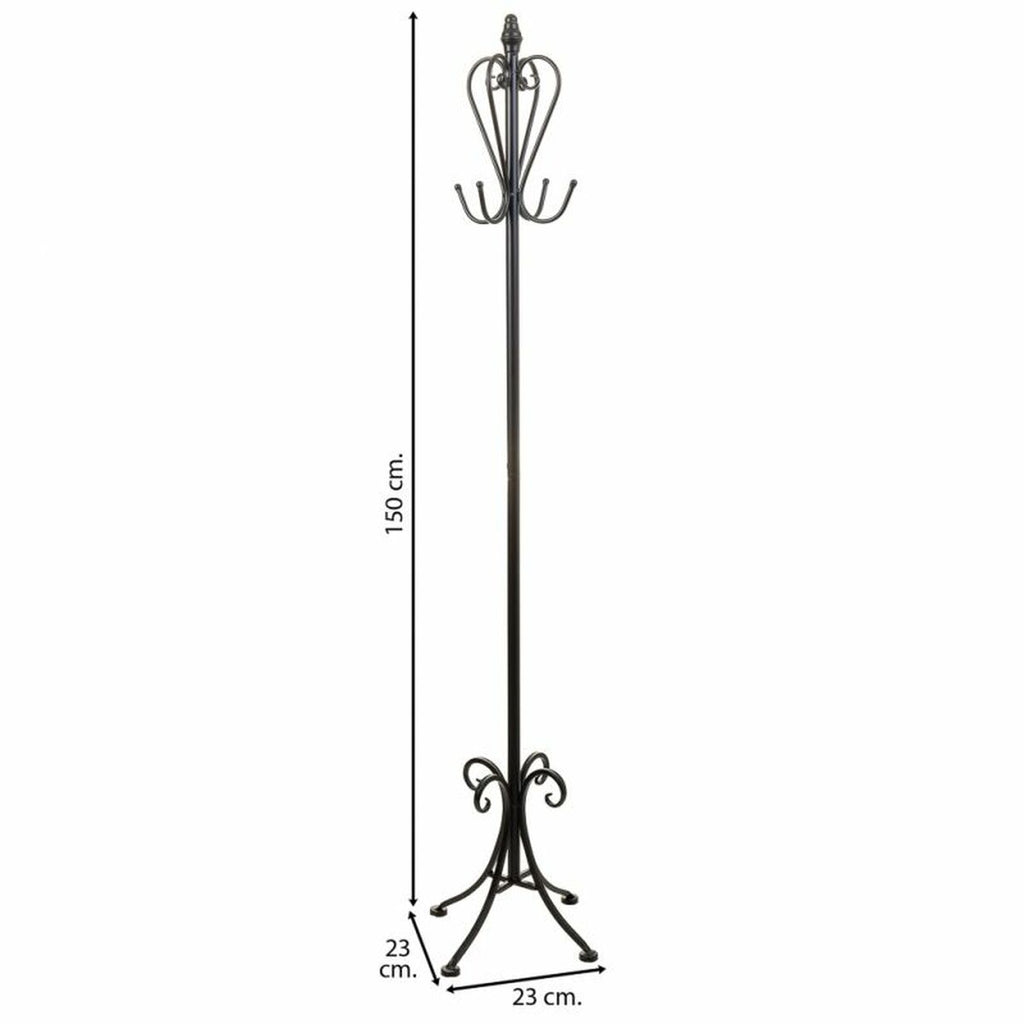 Stojan na klobouky Alexandra House Living černý 90 x 214 x 161 cm – obrázek 4
