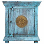 Noční stolek Alexandra House Living černý/šedý 35 x 60 x 55 cm – obrázek 3