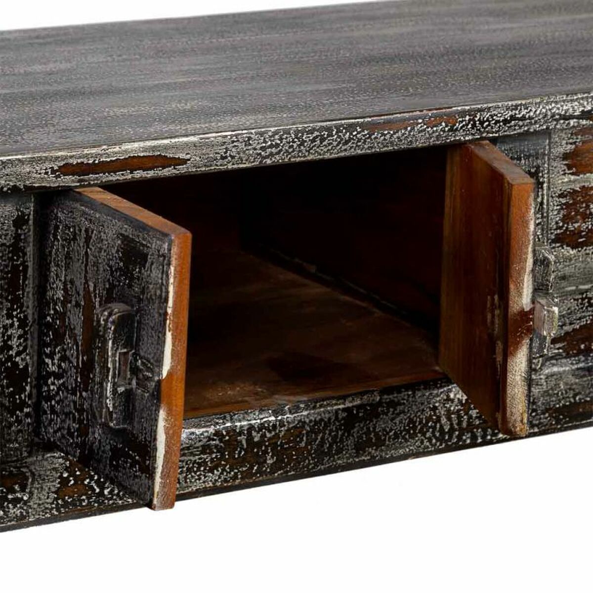 Konzolový stolek se zásuvkami Alexandra House Living modrý 45 × 80 × 181 cm 48x184x83 cm modrý – obrázek 8