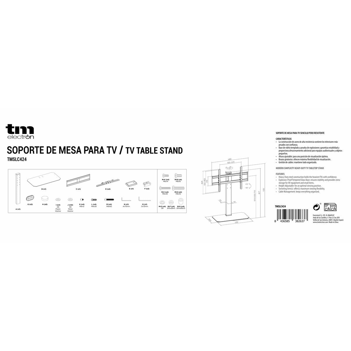 Televizní stolek TM Electron – obrázek 2