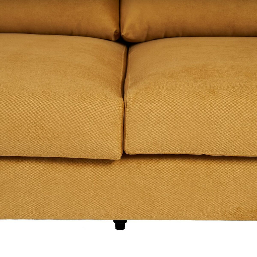 Pohovka 200 x 98 x 97 cm žlutá – obrázek 8