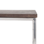 Stolní dekorace 152 x 38,5 x 38,5 cm kov dřevo 3 kusy – obrázek 5