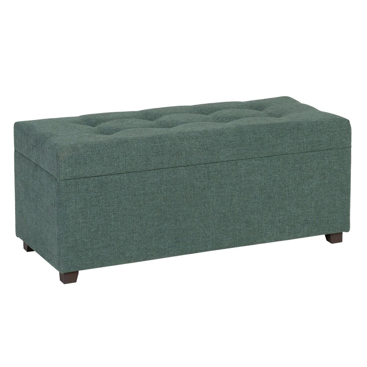 Truhla 102 x 41 x 43 cm syntetické látky dřevo 43x104x46 cm zelená – obrázek 7