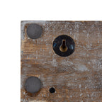 Nástěnný věšák 45,5 x 7 x 15,5 cm kov dřevo – obrázek 5