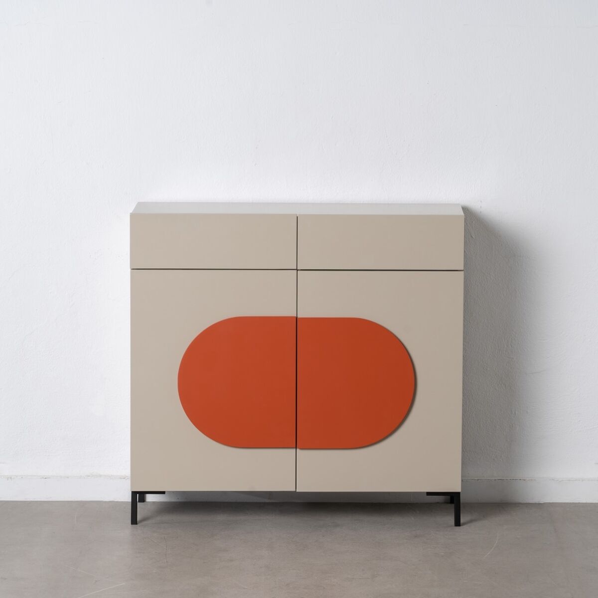 Předsíň NECTO oranžovo-šedá 90 x 32 x 85,5 cm – obrázek 2