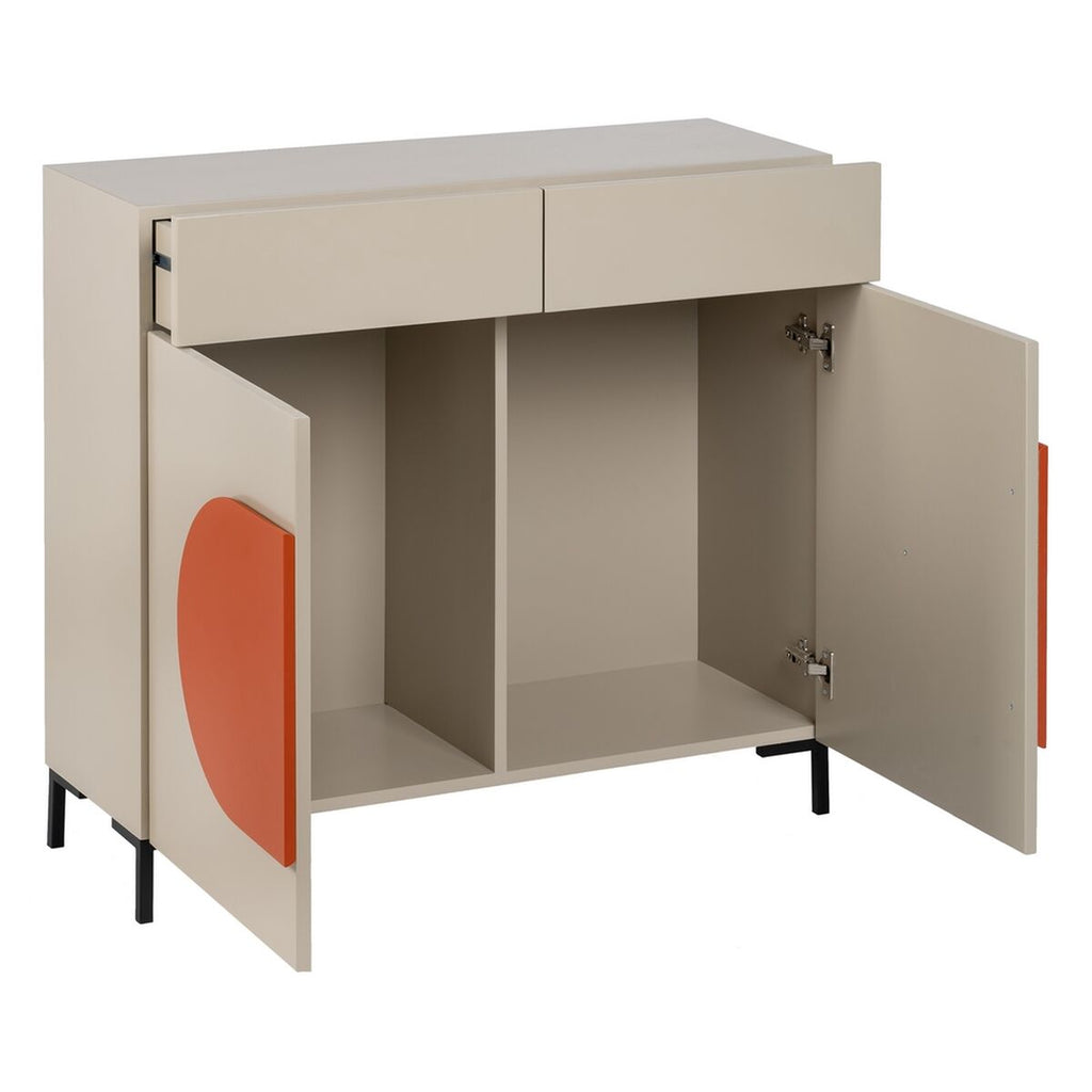 Předsíň NECTO oranžovo-šedá 90 x 32 x 85,5 cm – obrázek 3