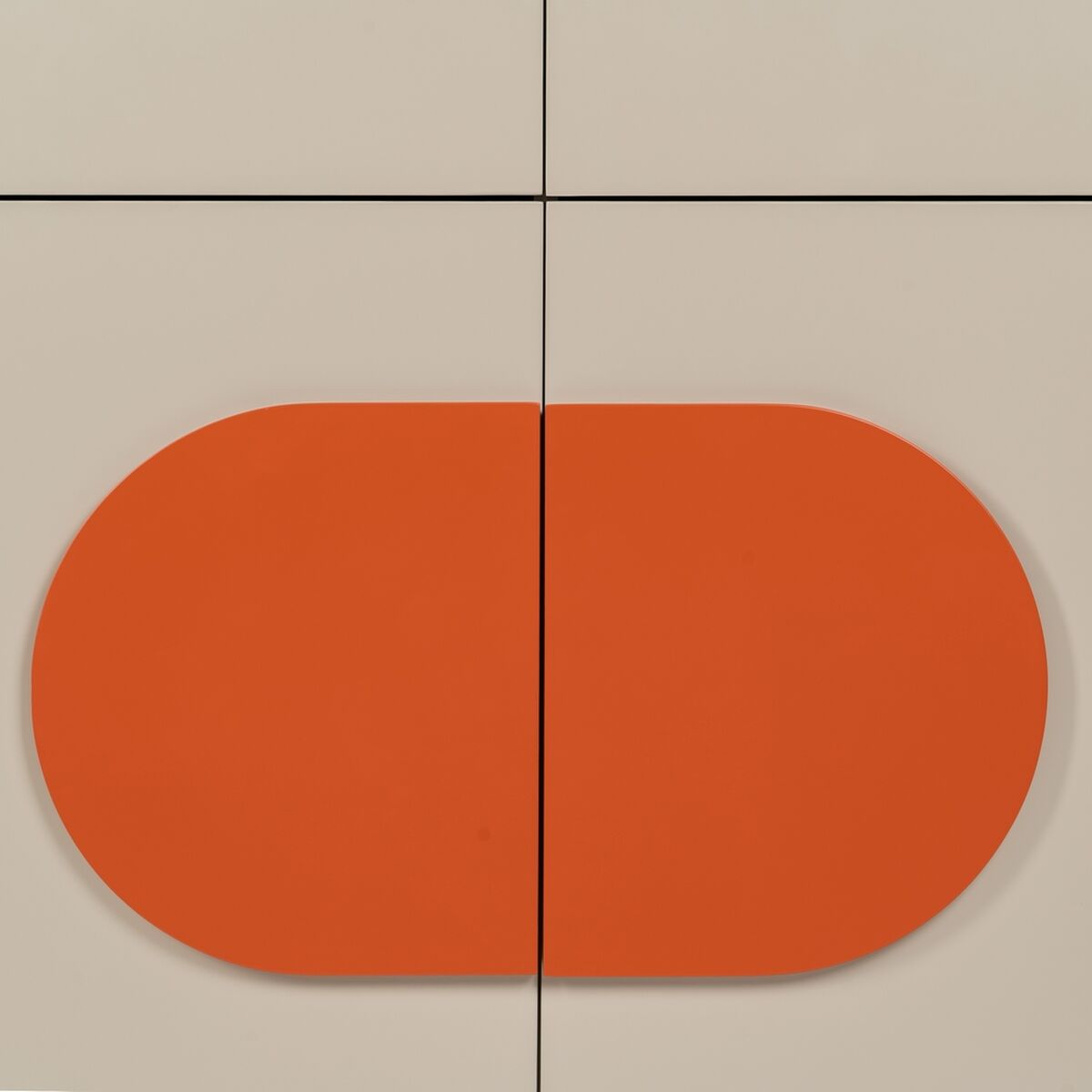 Předsíň NECTO oranžovo-šedá 90 x 32 x 85,5 cm – obrázek 6