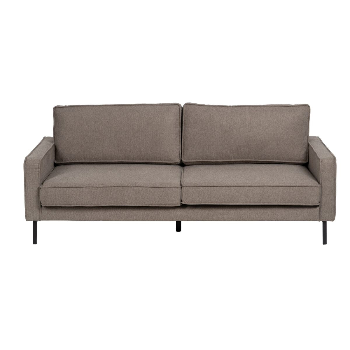 Třímístná pohovka taupe 213 x 87 x 90 cm – obrázek 3