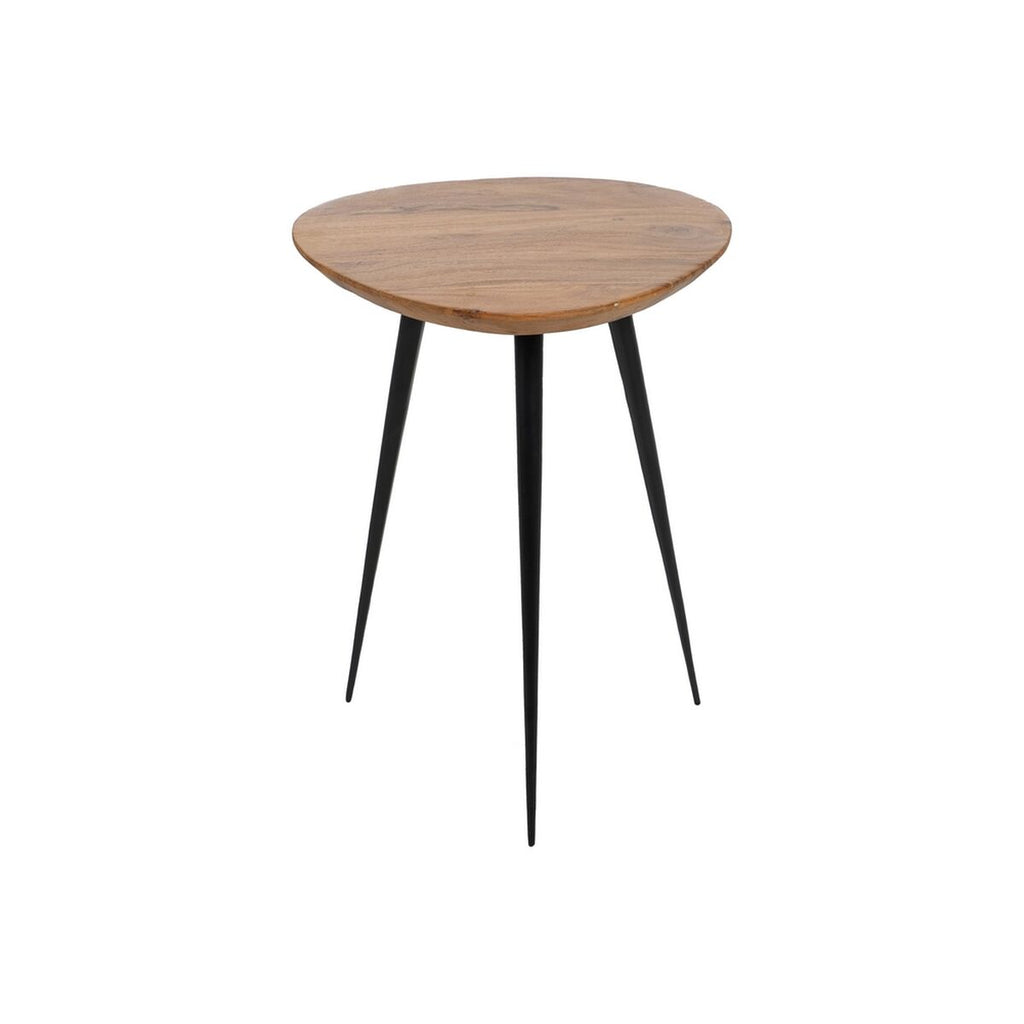 Sada 3 stolů černá přírodní železné akátové dřevo 86 x 81 x 43 cm (3 kusy) – obrázek 4