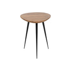 Sada 3 stolů černá přírodní železné akátové dřevo 86 x 81 x 43 cm (3 kusy) – obrázek 4