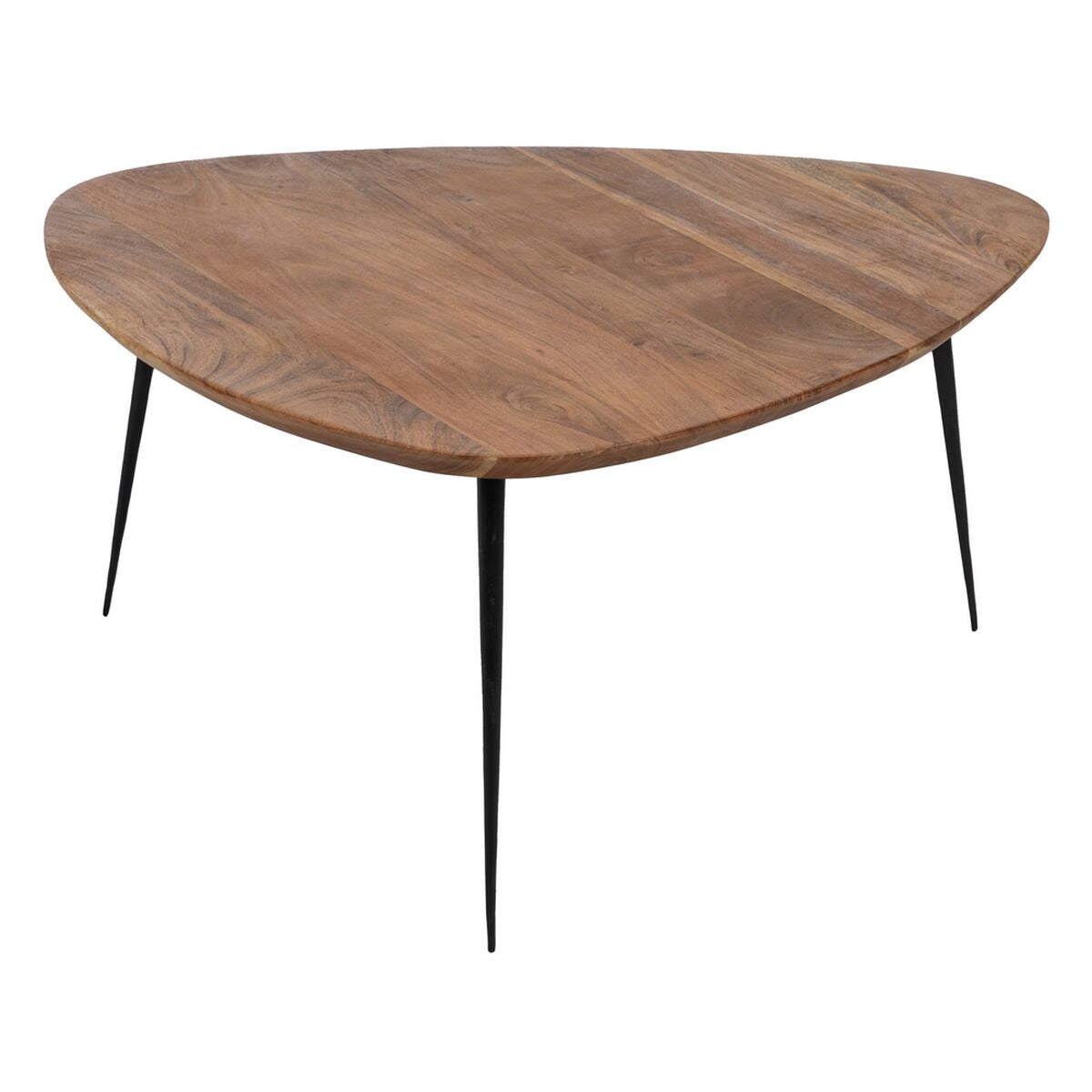 Sada 3 stolů černá přírodní železné akátové dřevo 86 x 81 x 43 cm (3 kusy) – obrázek 5