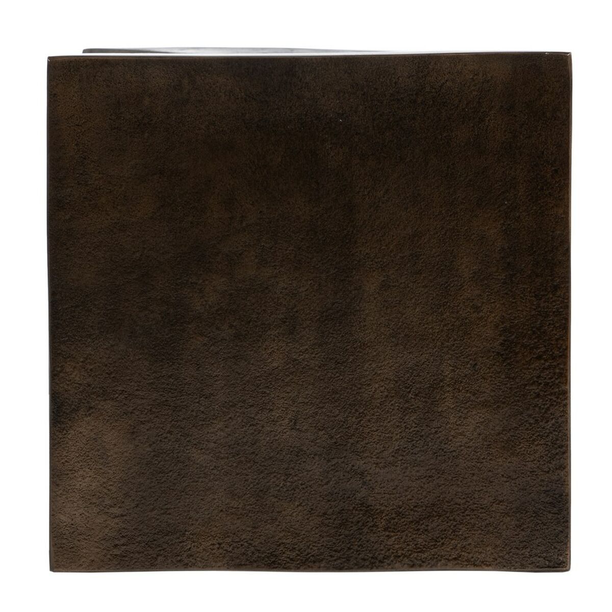 Malý odkládací stolek bronz hliník 30 x 30 x 41 cm – obrázek 8