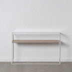 Vstupní prostor, bílá/přírodní, 120 x 30 x 75 cm – obrázek 2
