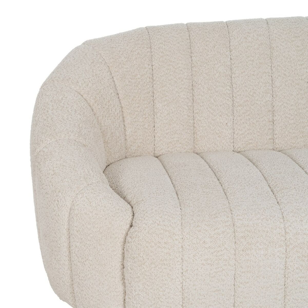 Pohovka béžová polyester železo 146 x 84 x 66 cm – obrázek 5