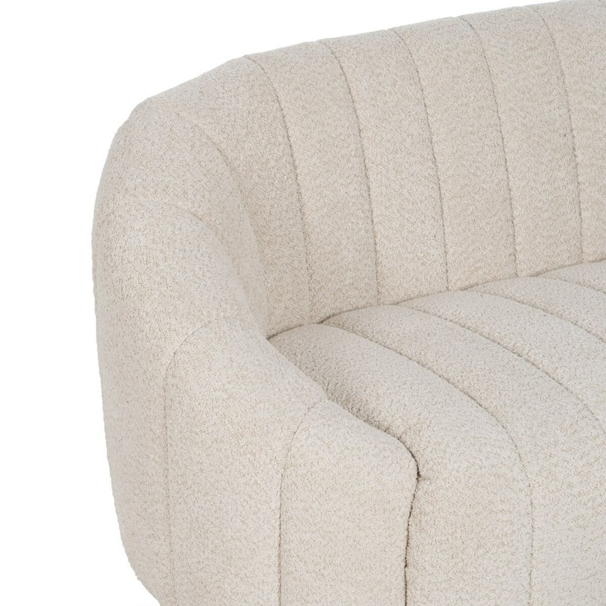 Pohovka béžová polyester železo 146 x 84 x 66 cm – obrázek 6